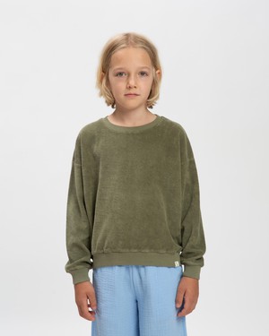 Crewneck Sweatshirt olive green from Matona