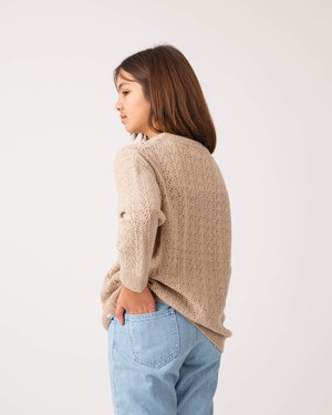 Lace Sweater limestone from Matona