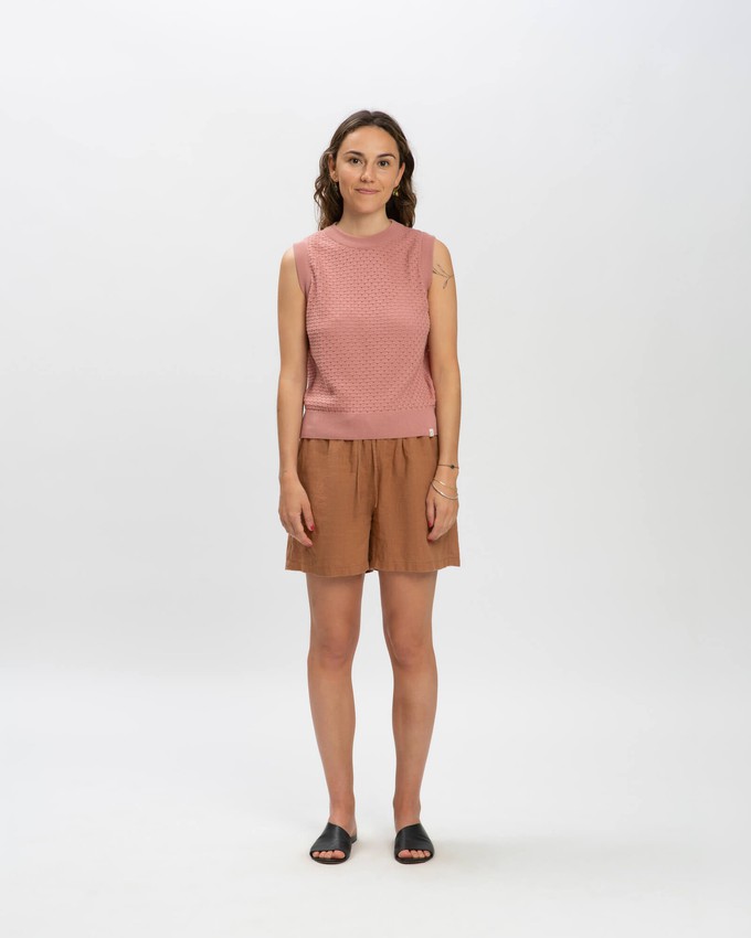 Cotton Knit Top dusk pink from Matona