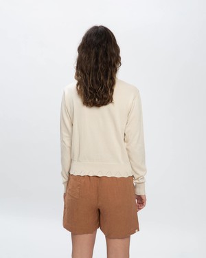 Flower Sweater sand from Matona