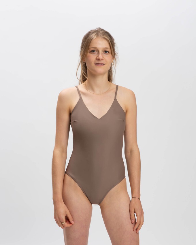 V-Neck Bathing Suit taupe from Matona