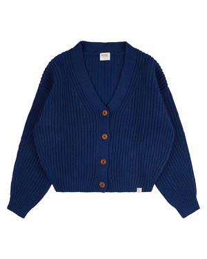 Organic Knit Cardigan royal blue from Matona