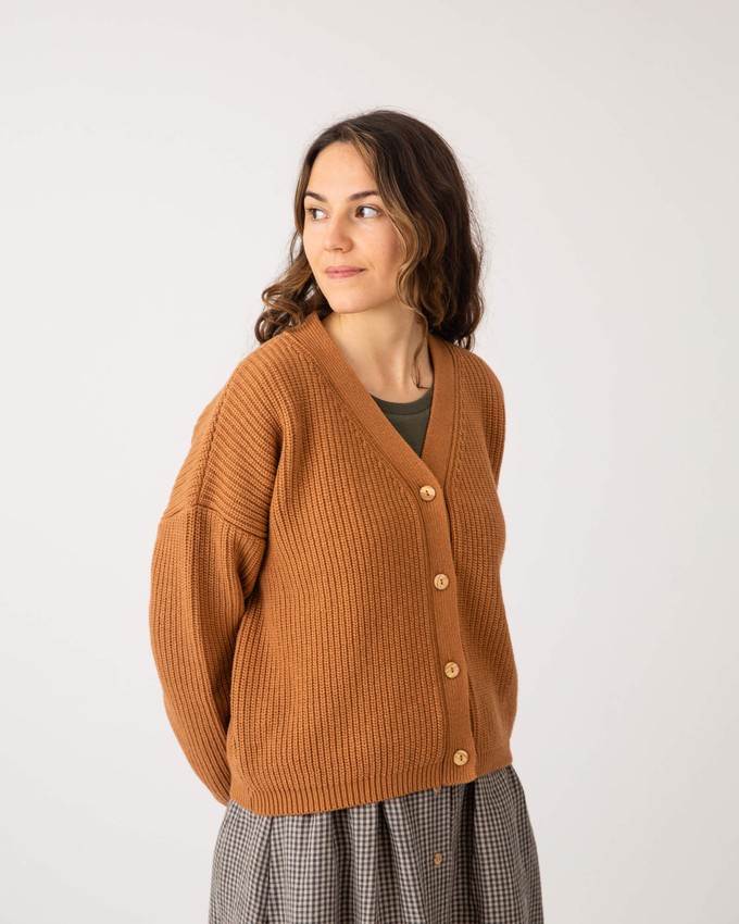 Knit Cardigan ochre from Matona