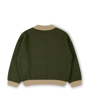 Mock Neck Sweater loden green from Matona