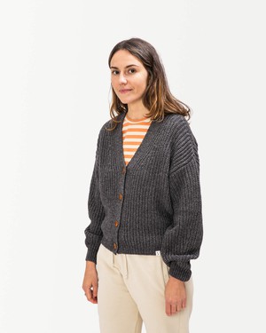 Organic Knit Cardigan graphite from Matona