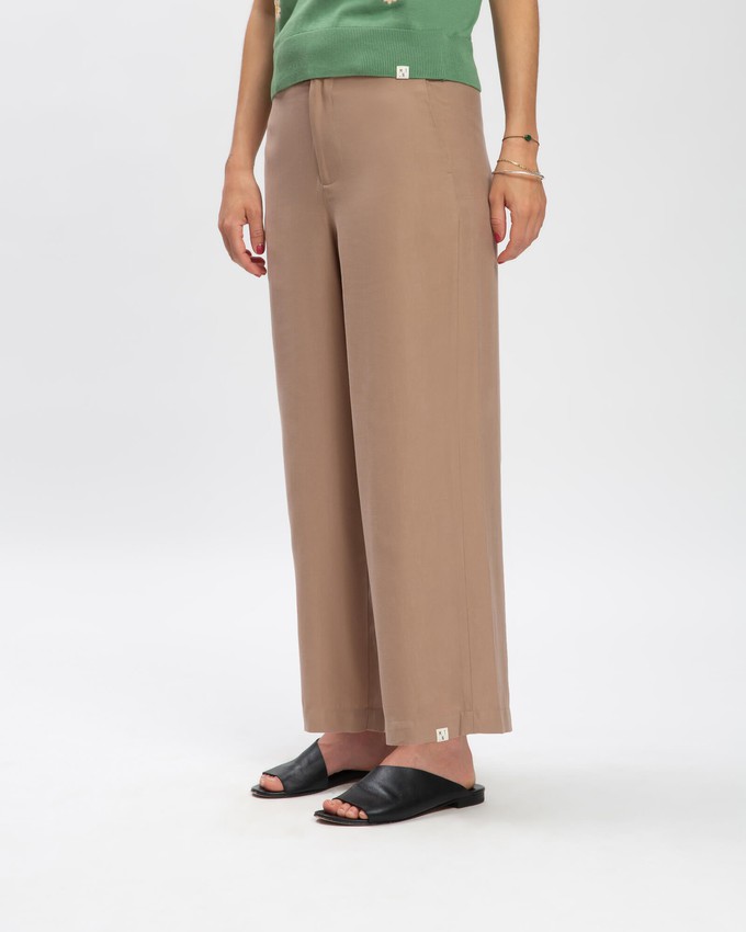 Tencel Pants portabella from Matona