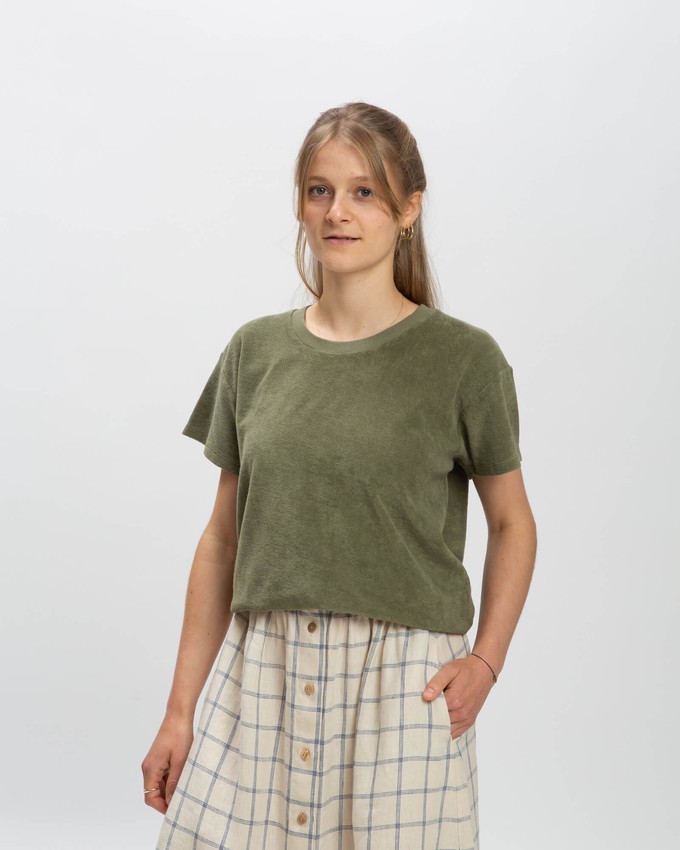 Terry T-Shirt olive green from Matona