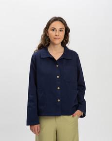 Twill Classic Jacket navy via Matona