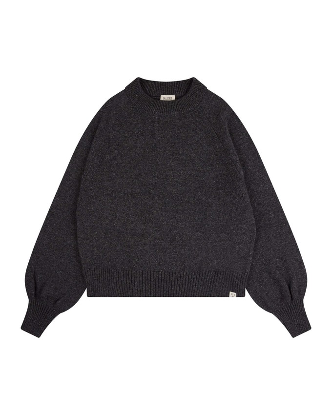 Raglan Sweater graphite from Matona