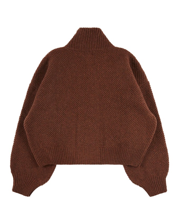 Knit Bomber Jacket chestnut from Matona