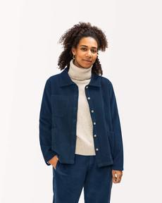 Corduroy Classic Jacket anchor blue via Matona