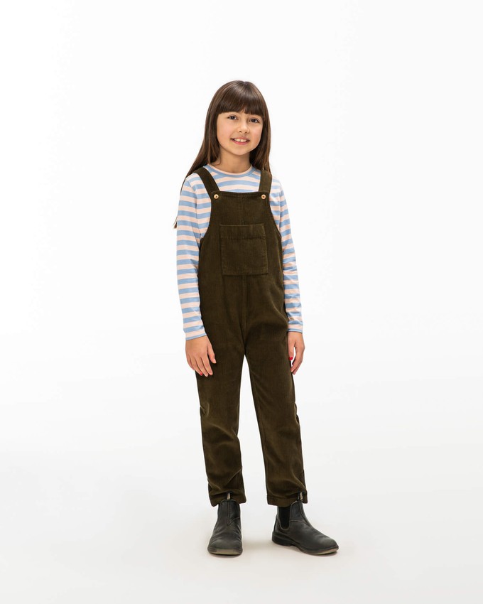 Corduroy Dungarees moss from Matona