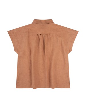 Linen Blouse coffee from Matona