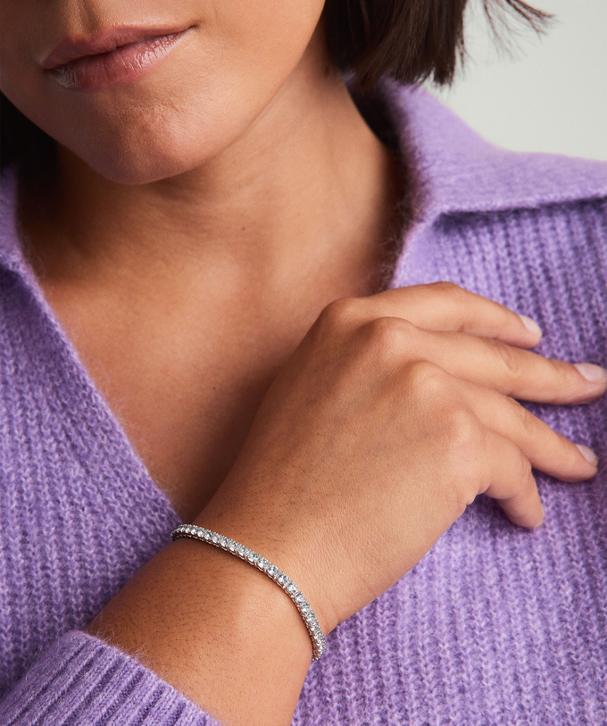 Lab Grown Sapphire Tennis Bracelet from Mejuri