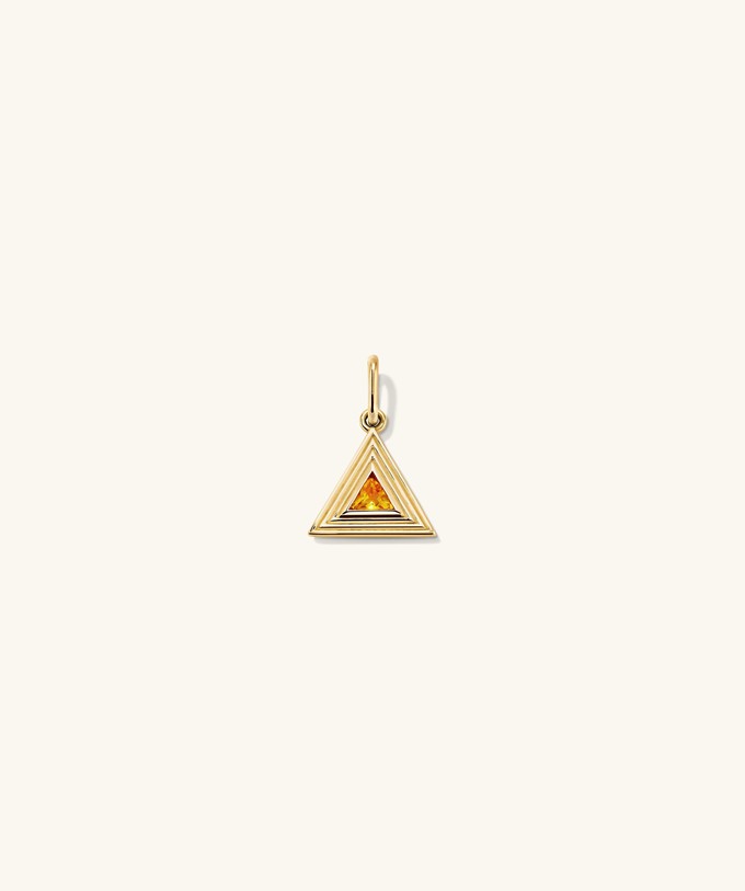 Triangle Element Charm from Mejuri