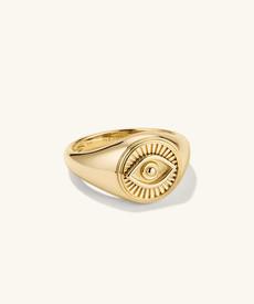 Courage Signet Ring via Mejuri