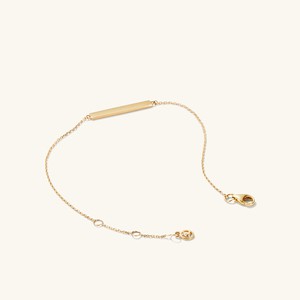 Engravable Bar Bracelet from Mejuri