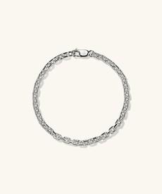 Trace Rectangle Chain Bracelet via Mejuri