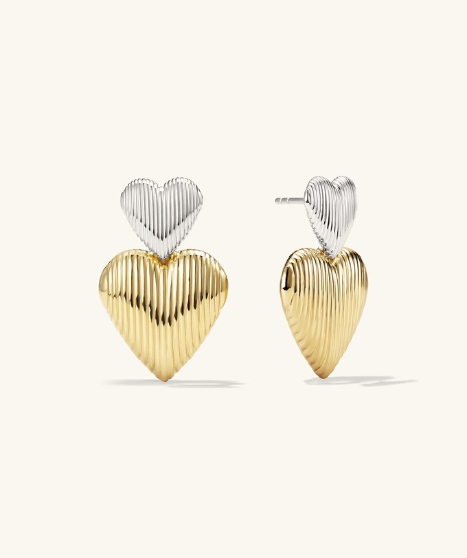 Big Puffy Heart Drop Earrings from Mejuri