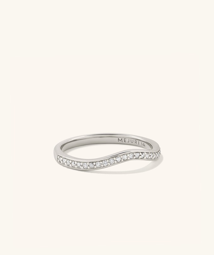 PavÃ© Diamond Nesting Band from Mejuri