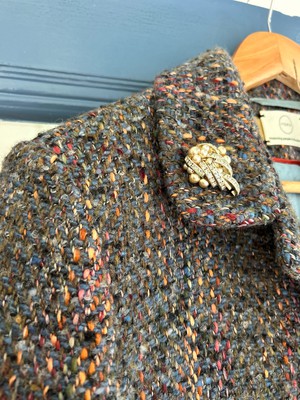 Upcycled Wool Tweed blazer Jacket from MPIRA