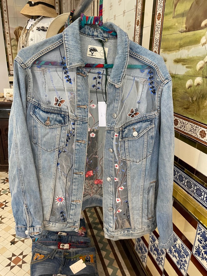 Upcycled Denim Jacket Lace from MPIRA