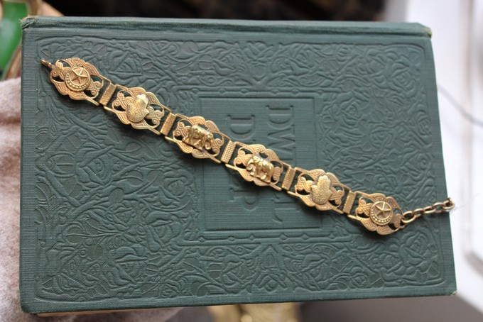 1900s Brass North African Bracelet from MPIRA