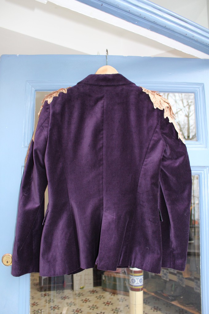 Upcycled Velvet Style Blazer from MPIRA