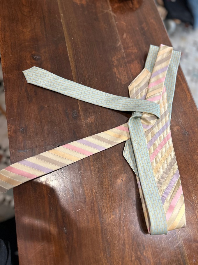 Silk Upcycled Tie Belt from MPIRA