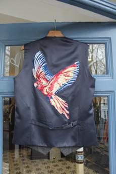 Upcycled waistcoat via MPIRA