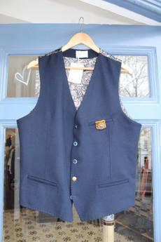 Upcycled Luxe Bling Back Embellished Waistcoat via MPIRA