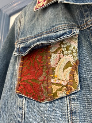 Upcycled Luxe Denim Jacket from MPIRA