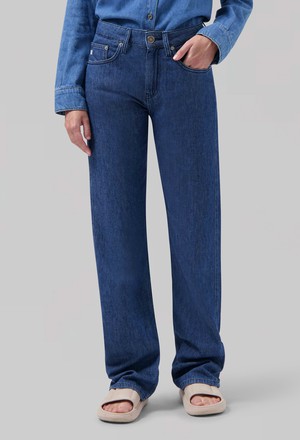 Jamie Mid Loose Flow - Stone Indigo from Mud Jeans