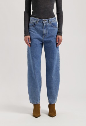 Brooke High Barrel - Stone Vintage from Mud Jeans