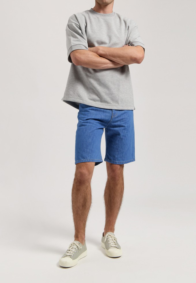 James Denim Short - Medium Stone from Mud Jeans