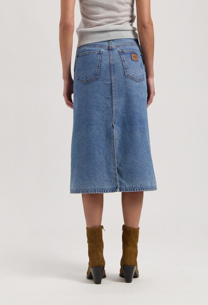 Gwen Mid Skirt - Stone Vintage from Mud Jeans