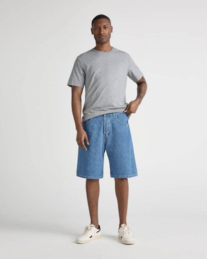 James Denim Short - Medium Stone from Mud Jeans