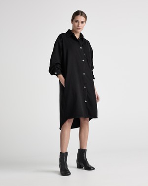 Ella Denim Dress - BlackDip from Mud Jeans