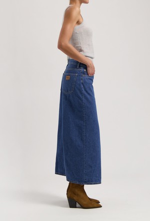 Lena Long Skirt - Medium Stone from Mud Jeans