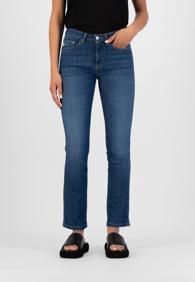 Faye Low Slim - Stone Indigo from Mud Jeans