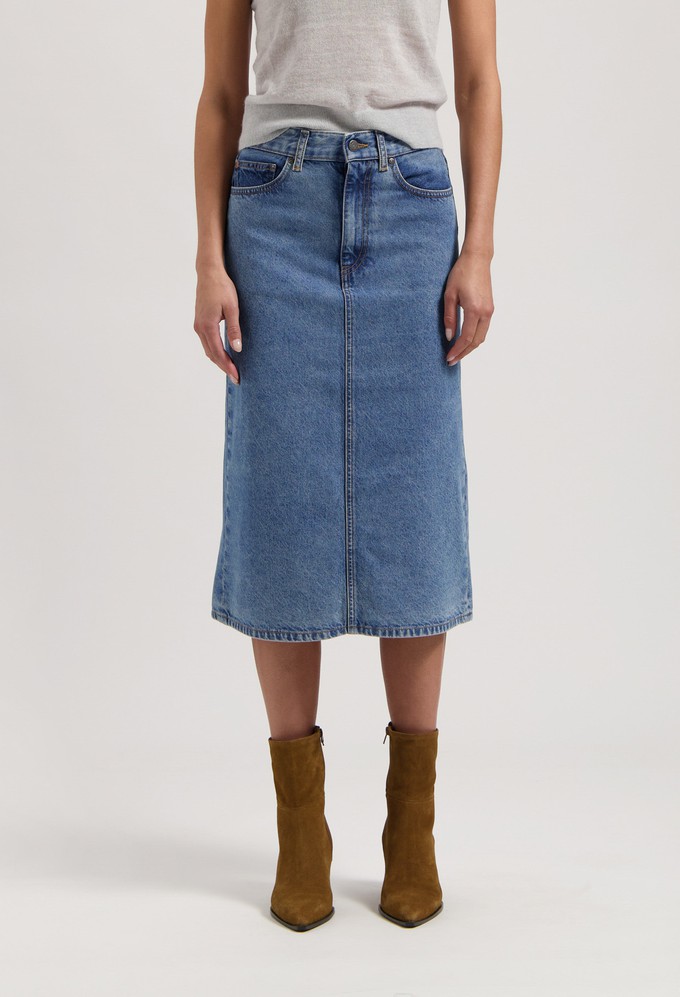 Gwen Mid Skirt - Stone Vintage from Mud Jeans