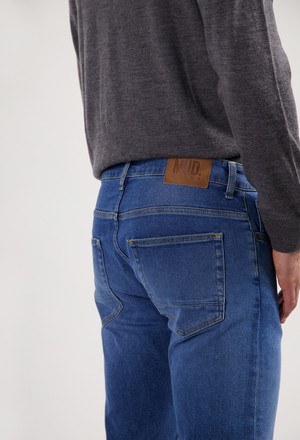 Dunn Low Tapered - Pure Blue from Mud Jeans