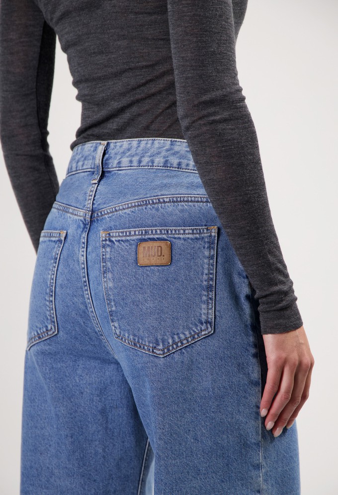 Brooke High Barrel - Stone Vintage from Mud Jeans