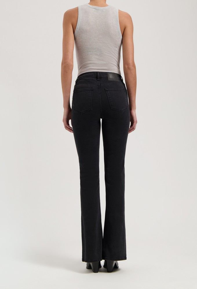 Isy High Flared - Stone Black from Mud Jeans