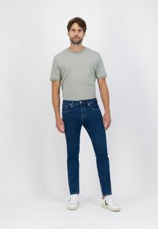 Rick Mid Slim - Stone Indigo via Mud Jeans