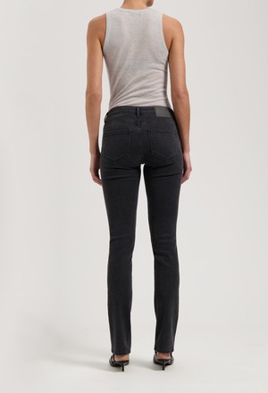 Faye Low Slim - Stone Black from Mud Jeans