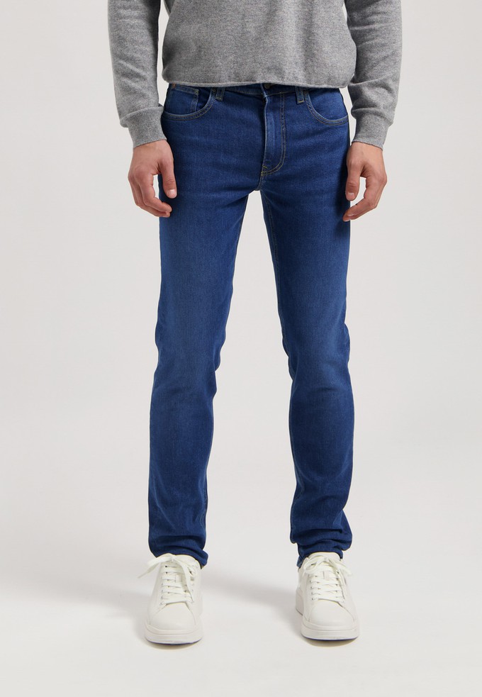 Daily Mid Tapered - Stone Indigo from Mud Jeans