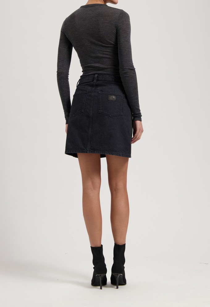 Audry Mini Skirt - BlackDip from Mud Jeans