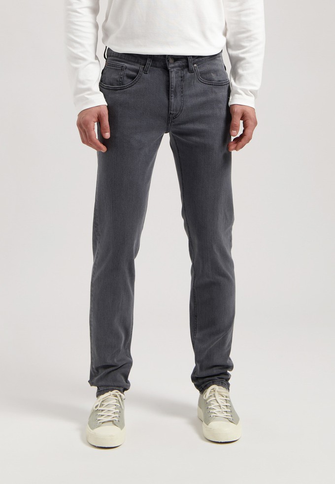 Dunn Low Tapered - 03 Grey from Mud Jeans