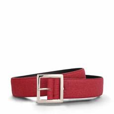 Belt Saldes Red via NAE Vegan Shoes